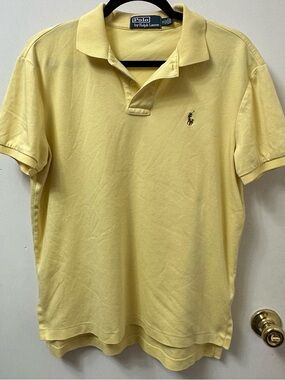 Polo by Ralph Lauren Pale Yellow Short-Sleeve Polo Shirt
